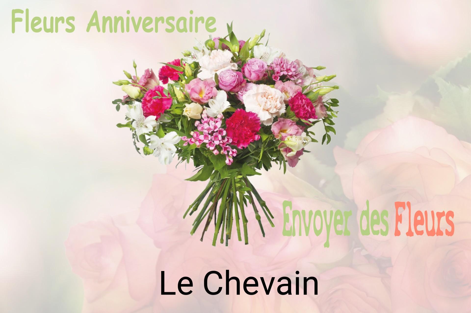 Bouquet de fleurs d’anniversaire livré à Le Chevain